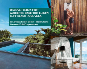 The Verge Cebu Beachfront Exclusive King Bed Pool Villa - 12 Minutes to Kawasan Falls Canyoneering